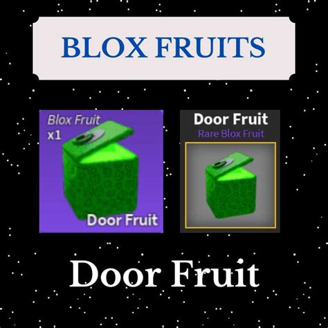 It was released in Update 17 Part 3 and is the fifth Beast type <b>fruit</b> to be added to the game. . Is door fruit good in blox fruits